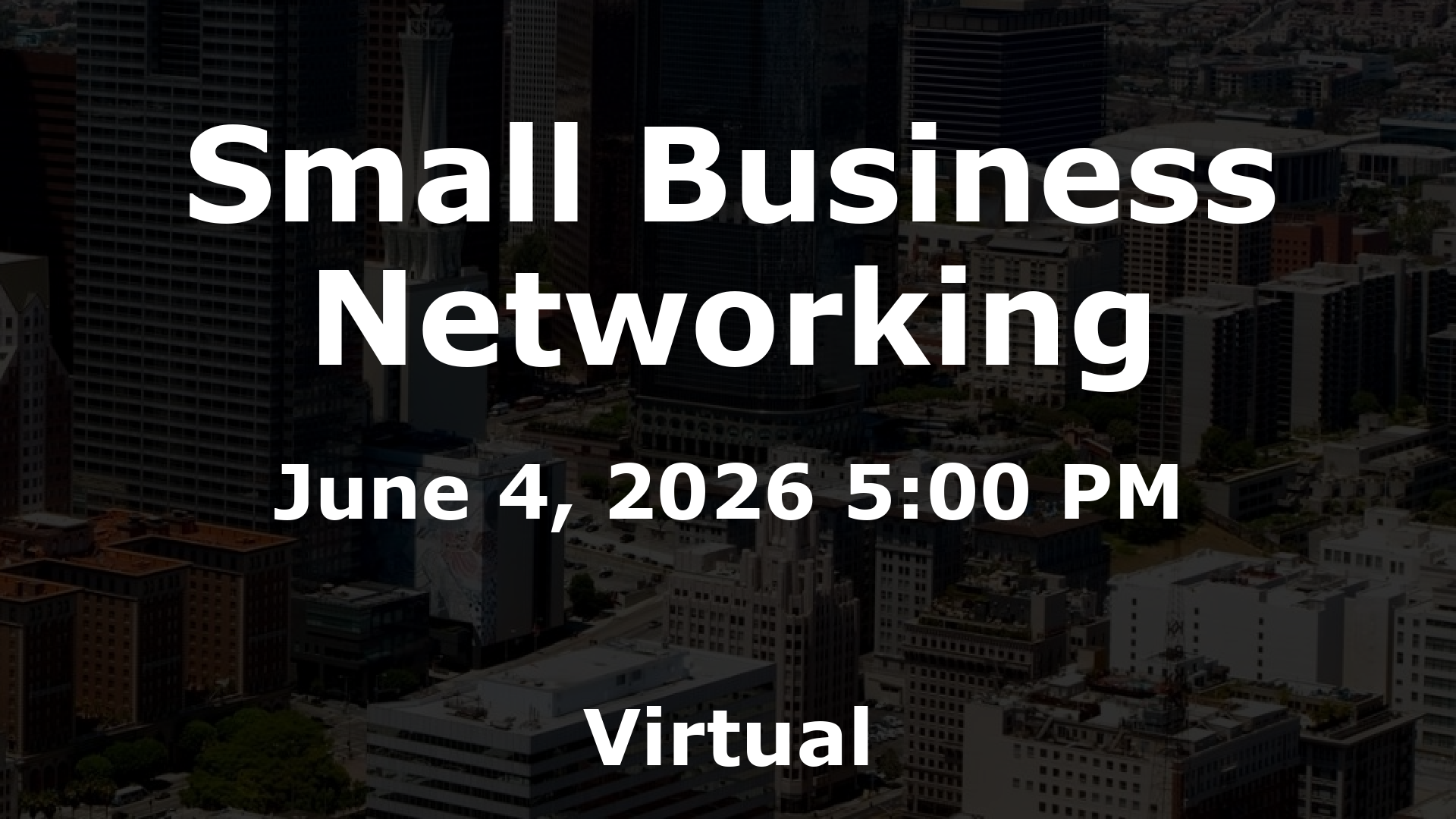 Small Business Networking event image